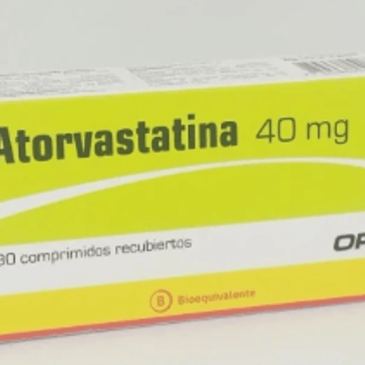 Atorvastatina (B) 40 mg 30 Comprimidos. 1