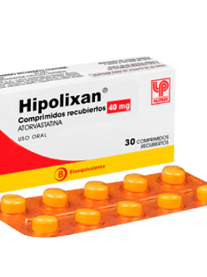 Hipolixan (B)  Atorvastatina 40 mg 30 Comprimidos.