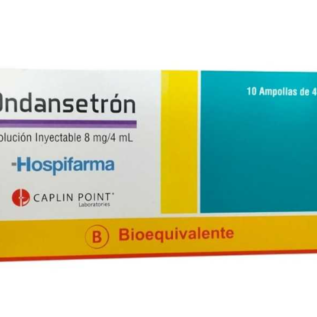 Ondansetrón 4 mg Solución inyectable 10 Ampollas 2 ml. 1