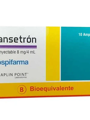 Ondansetrón 4 mg Solución inyectable 10 Ampollas 2 ml.