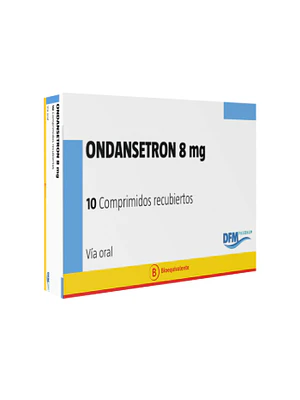 Ondasentrón 8 mg 10 Comprimidos. Difem