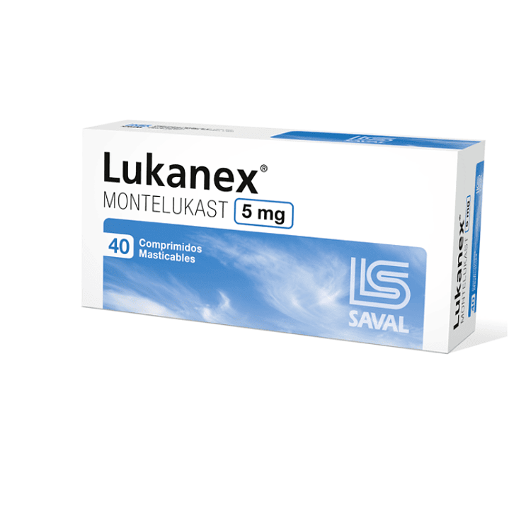 Lukanex 5 mg 40 Comprimidos masticables. 1