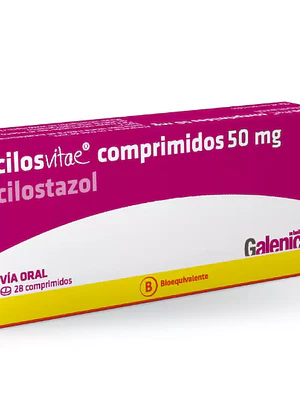 Cilosvitae (B)  Cilostazol 50 mg 28 Comprimidos.