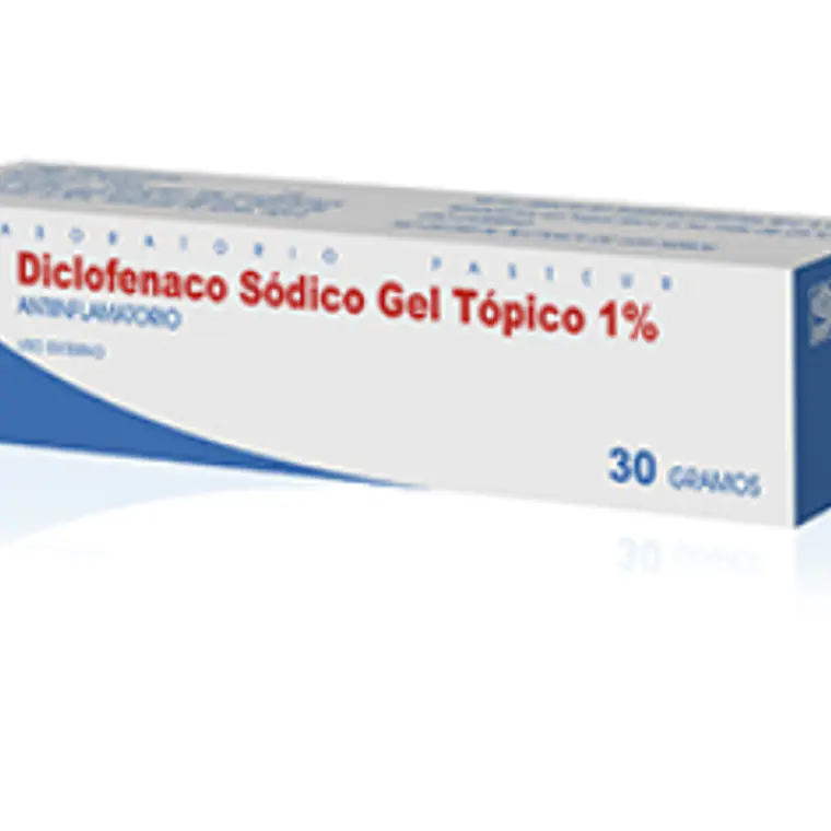 Diclofenaco Sódico 1 % Gel tópico 30 g. Pasteur 1