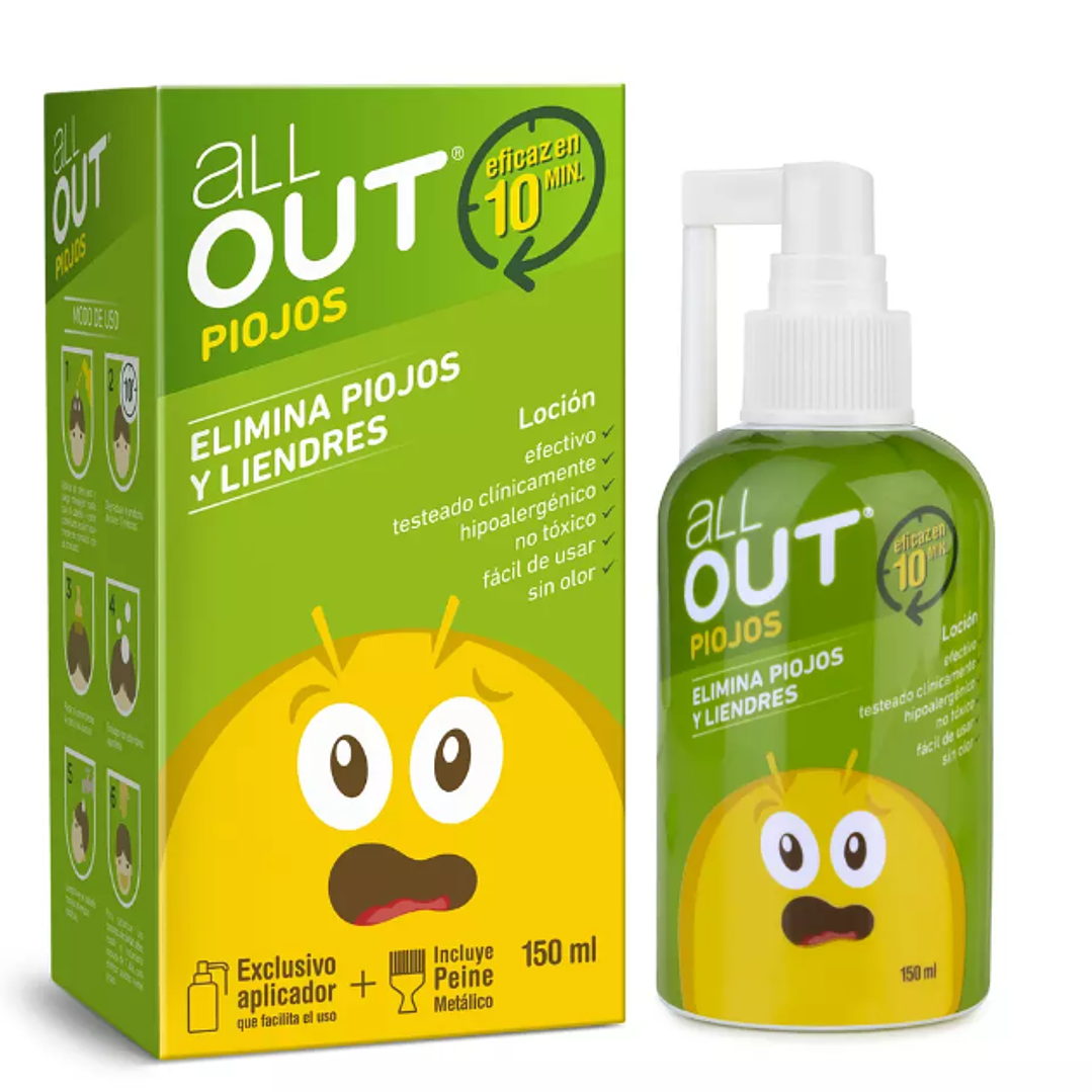 All Out Loción para pediculosis 150 ml. 1