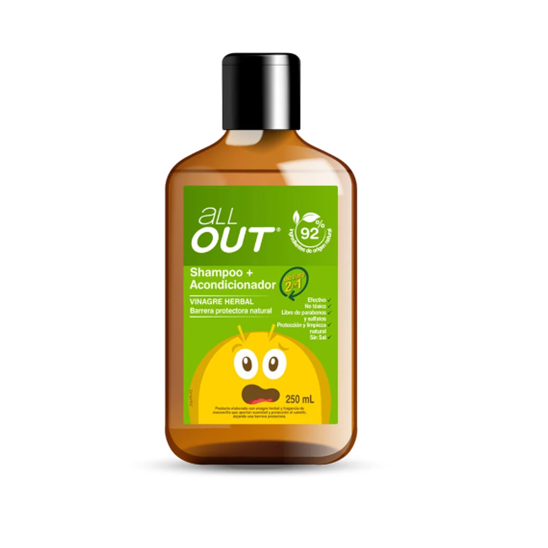 All Out Shampoo Acondicionador preventivo 250 ml. 1