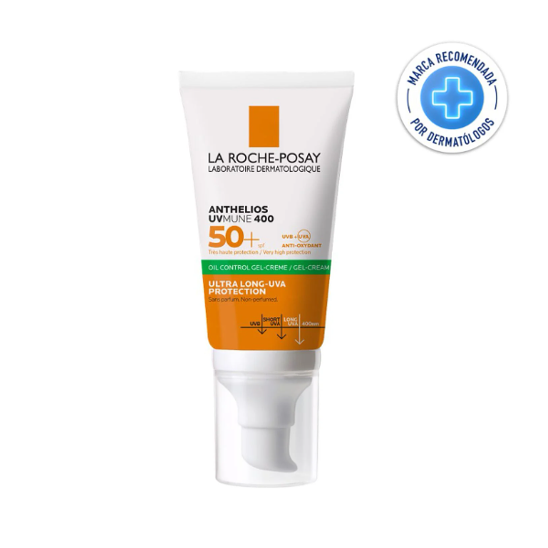 Anthelios  Oil Control Gel-Cream UVMune 400 Toque seco FPS50+ La Roche-Posay  1