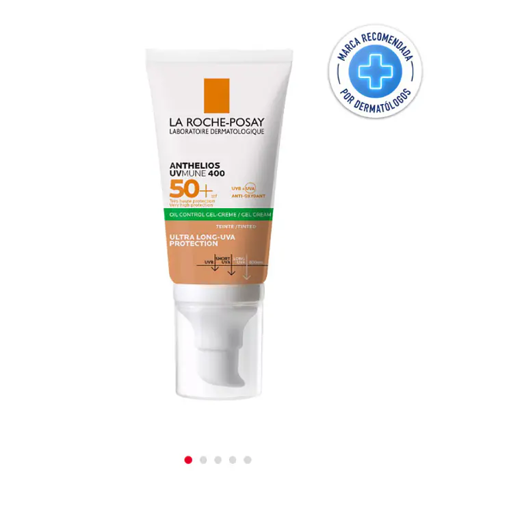Anthelios Fotoprotector Toque seco color facial FPS50+ 50 ml. La Roche-Posay 1