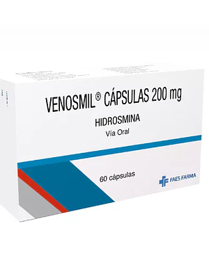 Venosmil Hidrosmina 200 mg 60 Cápsulas.