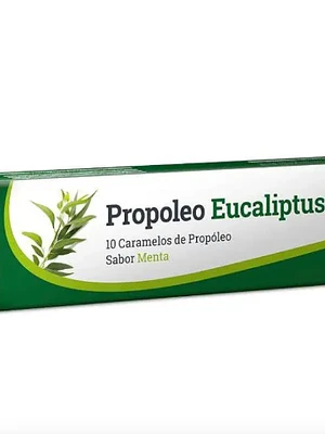 Propóleo Eucaliptus 10 Caramelos sabor menta. Springlife