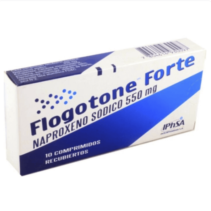 Flogotone Forte Naproxeno 550 mg 10 Comprimidos. 1