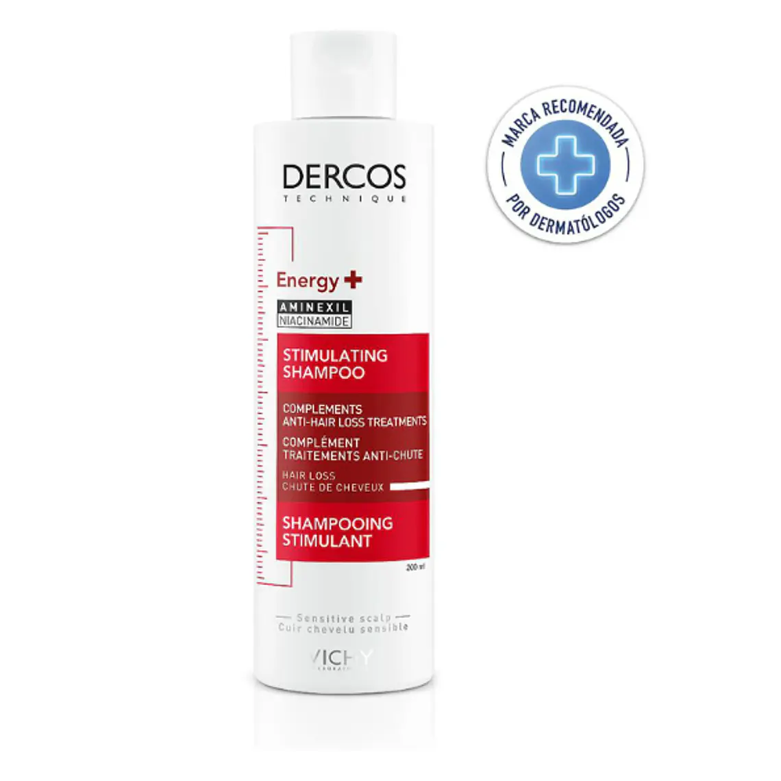 Dercos Shampoo Energizante Anticaída 200 ml. Vichy 1