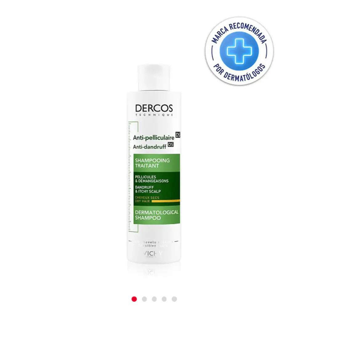 Dercos Shampoo Anticaspa  grasa 200 ml. Vichy 1