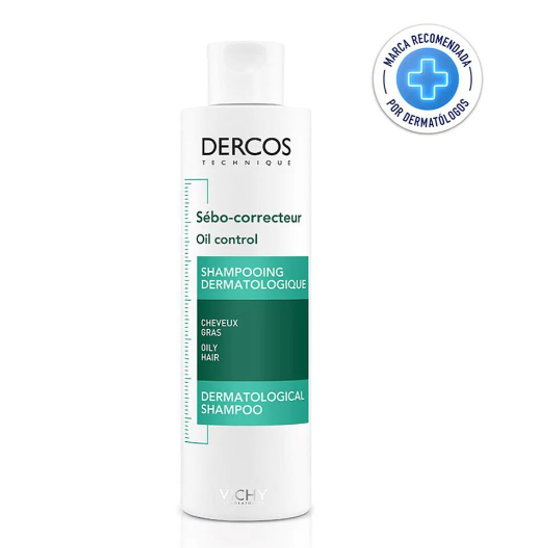Dercos Shampoo Sebo corrector 200 ml. Vichy 1