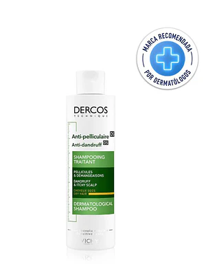 Dercos Shampo Anticaspa seca 200 ml. Vichy