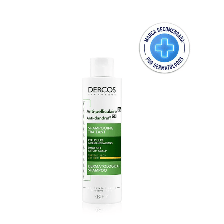 Dercos Shampoo Anticaspa seco 200 ml. Vichy 1