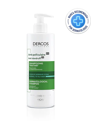 Dercos Shampoo Anticaspa 390 ml. Vichy