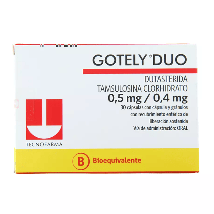 Gotely Duo (B) Dutasterida, Tamsulosina 30 Cápsulas. 1