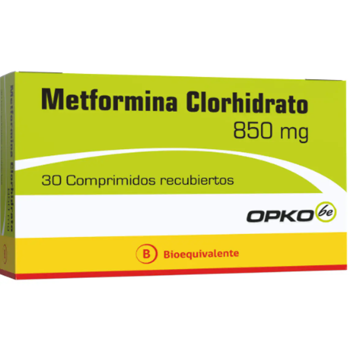 Metformina comprimidos 850 mg por 30 Opko (Be) 1