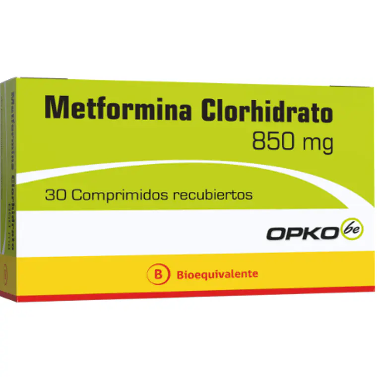 Metformina comprimidos 850 mg por 30 Opko (Be) 1
