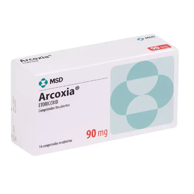 Arcoxia Etoricoxib 90 mg 14 Comprimidos recubiertos. 1