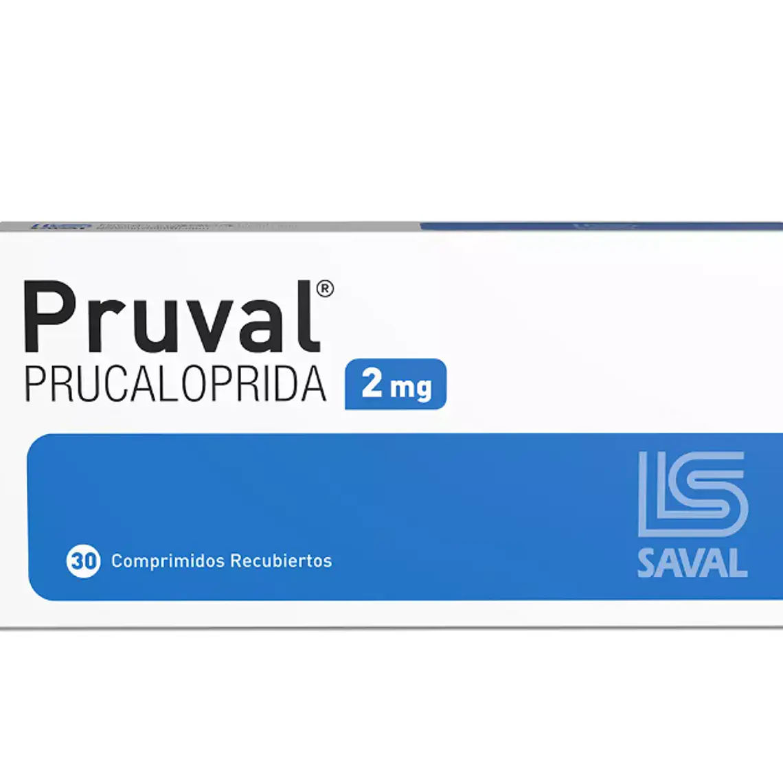 Pruval Prucaloprida 2 mg 30 Comprimidos recubiertos. 1