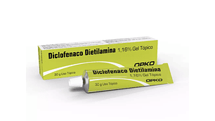 Diclofenaco Dietilamina 1,16 % Gel tópico 30 g. Opko