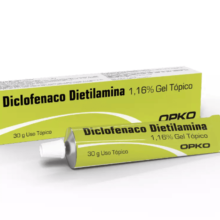 Diclofenaco Dietilamina 1,16 % Gel tópico 30 g. Opko 1