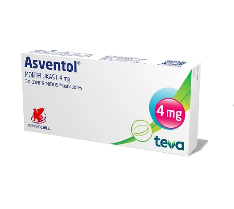 Asventol 4 mg x 30 comprimidos