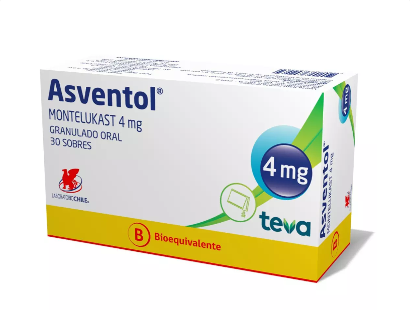 Asventol Sobres 4 mg x 30 (Montelukast)