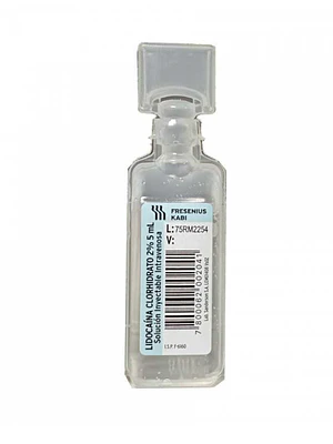 Lidocaina Hcl 2 % Ampollas 5  ml 100 Unidades
