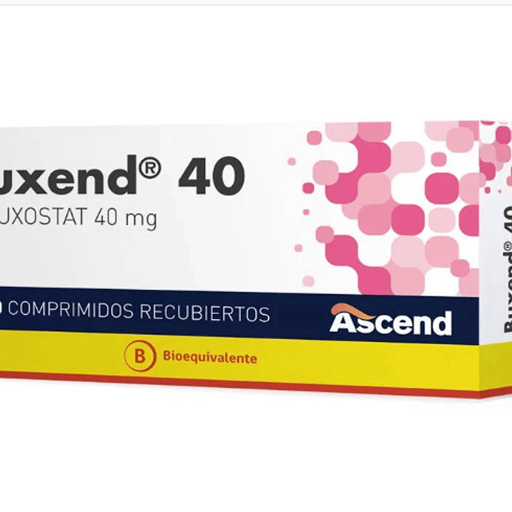 Buxend (B) Febuxostat 40 mg 30 Comprimidos recubiertos. 1