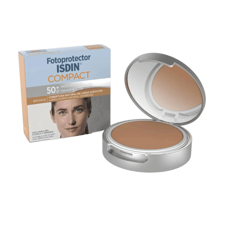 Fotoprotector Polvo compacto matificante bronce SPF 50+ 10 g. ISDIN 1