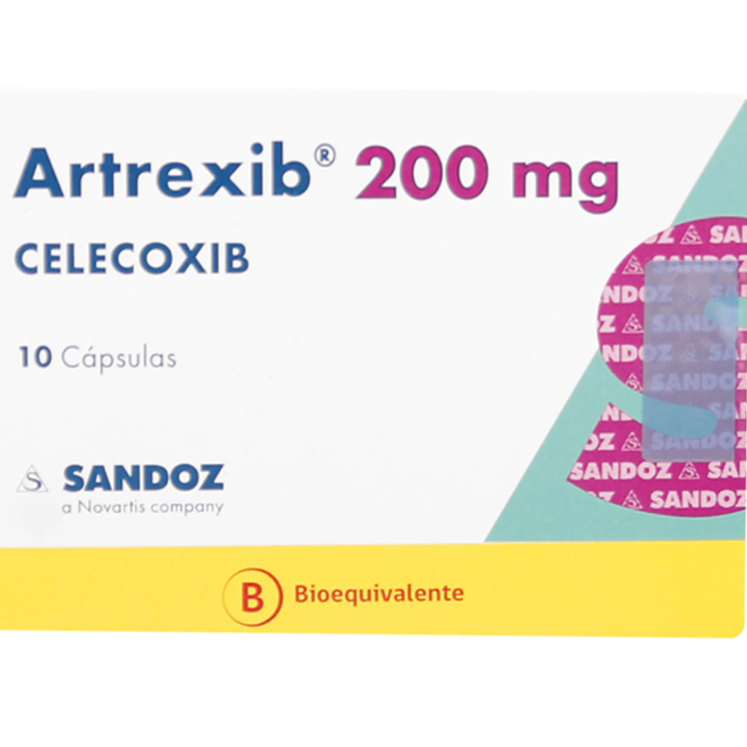 Artrexib (B) Celecoxib 200 mg 10 Cápsulas. 1
