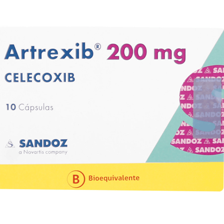 Artrexib (B) Celecoxib 200 mg 10 Cápsulas. 1