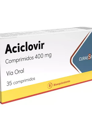 Aciclovir (B)  400 mg 35 Comprimidos.