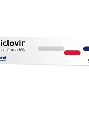 Aciclovir Crema tópica 5 % 5 g. Ascend