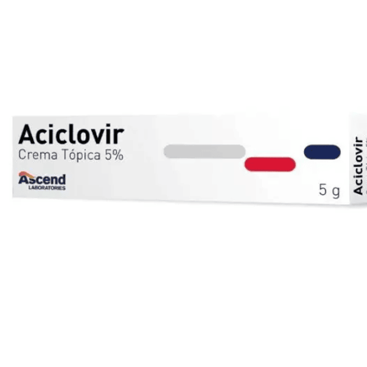 Aciclovir Crema tópica 5 % 5 g. Ascend 1