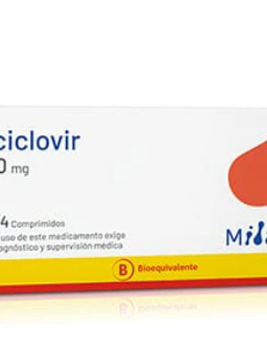 Aciclovir (B) 200 mg 24 Comprimidos. Mintlab