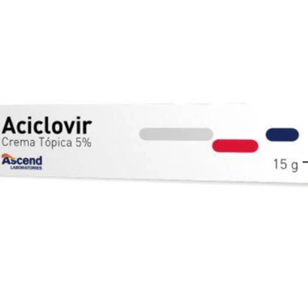 Aciclovir Crema tópica 5 % 15 g. Ascend 1