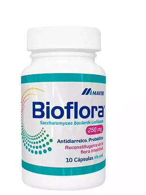 Bioflora 250 mg 10 Cápsulas.