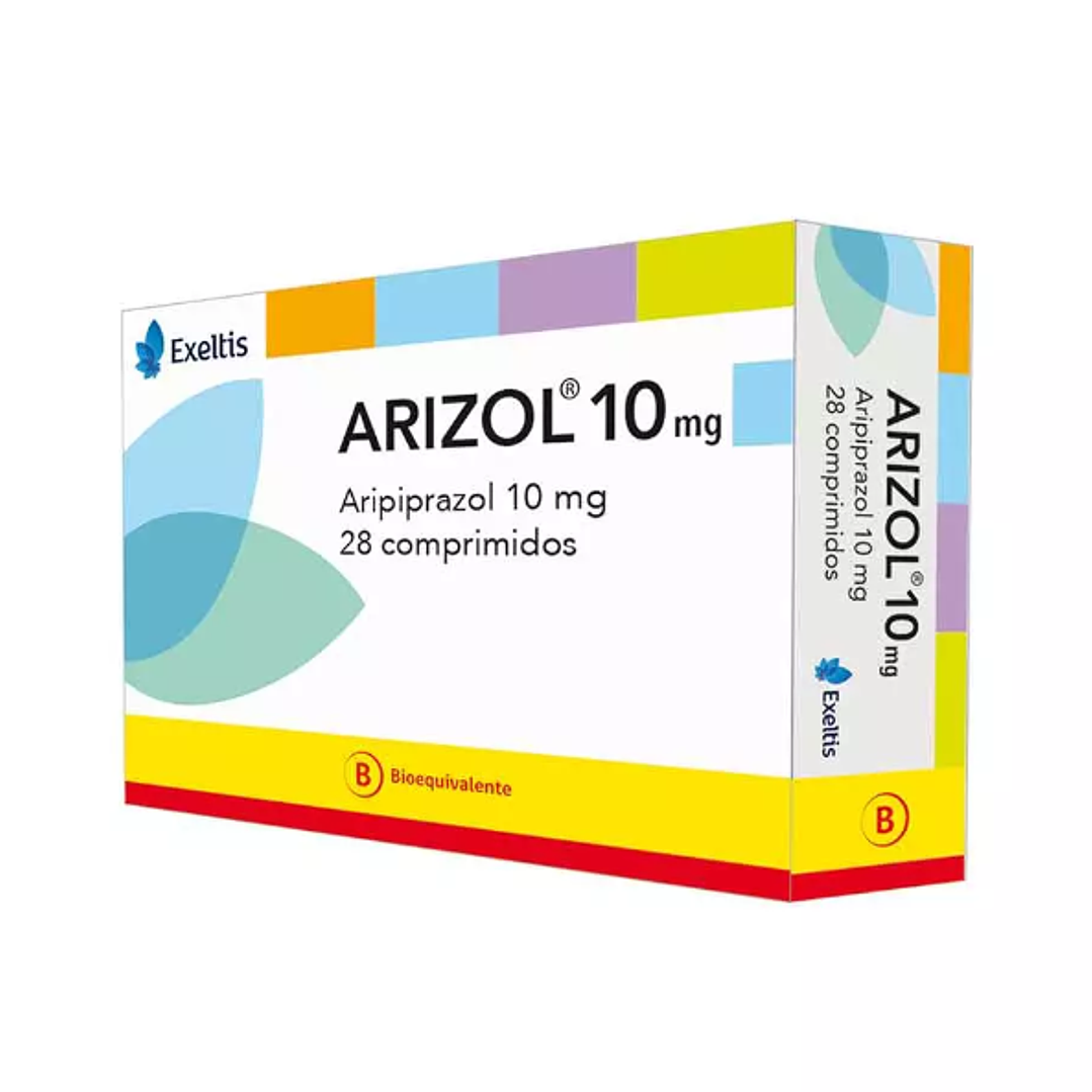 Arizol (B) Aripiprazol 10 mg 28 Comprimidos. 1