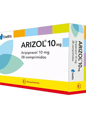 Arizol (B) Aripiprazol 10 mg 28 Comprimidos.