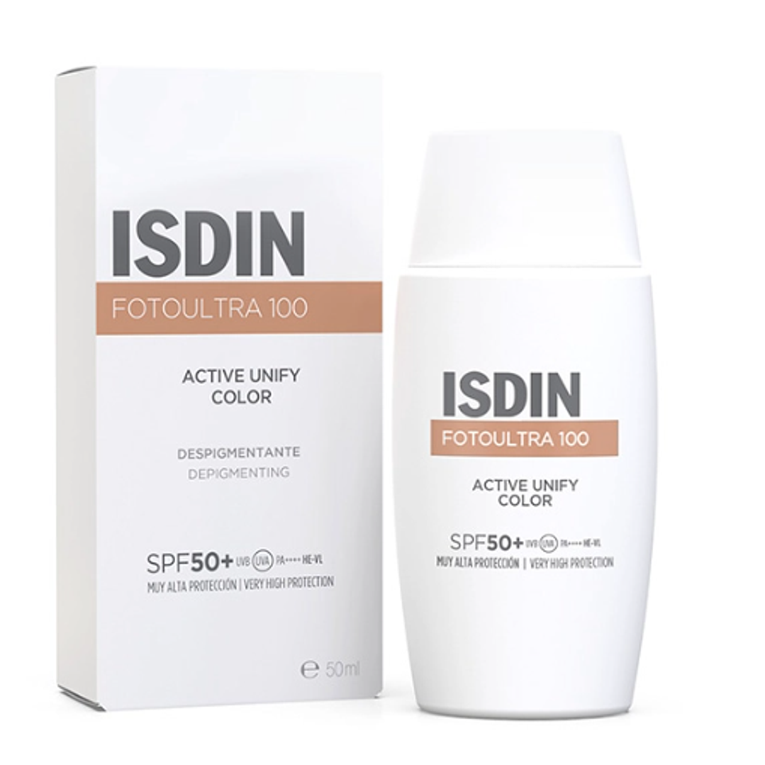 Fotoultra 100 Active Unify color SPF 50+ 50 ml. ISDIN 1