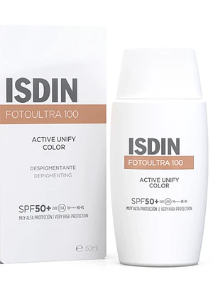 Isdin Fotoultra 100 Active Unify Color por 50  ml