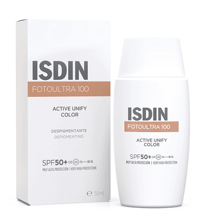 Fotoultra 100 Active Unify color SPF 50+ 50 ml. ISDIN 1