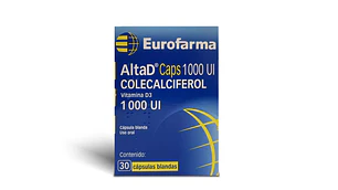 AltaD Colecalciferol 1000 UI 30 Cápsulas blandas.