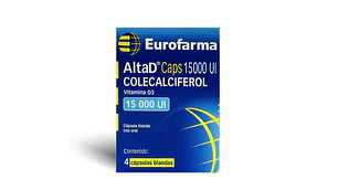 AltaD Caps 15000 U.I. Colecalciferol 4 Cápsulas blandas.