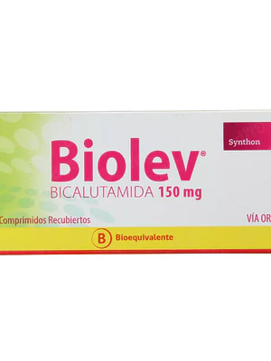 Biolev (B) Bicalutamida 150 mg 30 Comprimidos.