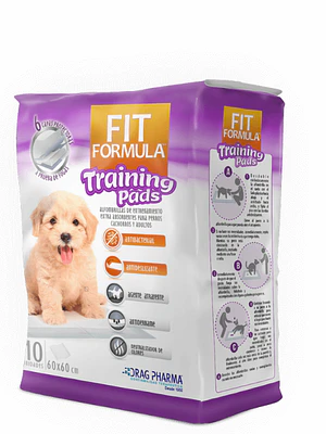 Sabanillas de entrenamiento Fit Fórmula 60x60, 10 Unidades. 